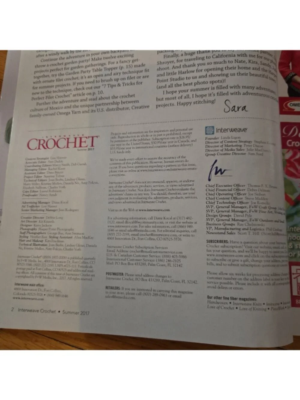 Interweave Crochet Magazine Summer 2017 Ex Libris Wraps, Shawls, Tanks